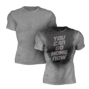 Hidden Gray Gym Sports Customized Sweat Activated T Shirt